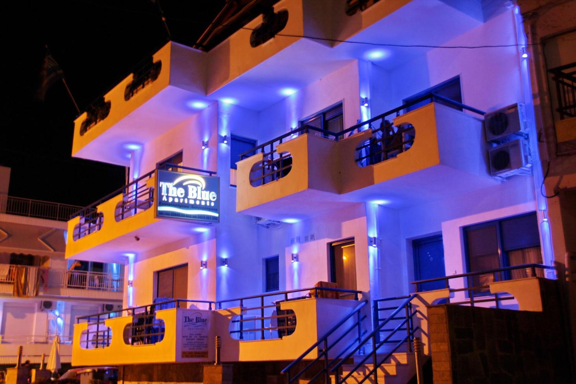 The Blue Beach Apartments Néa Péramos Exterior foto